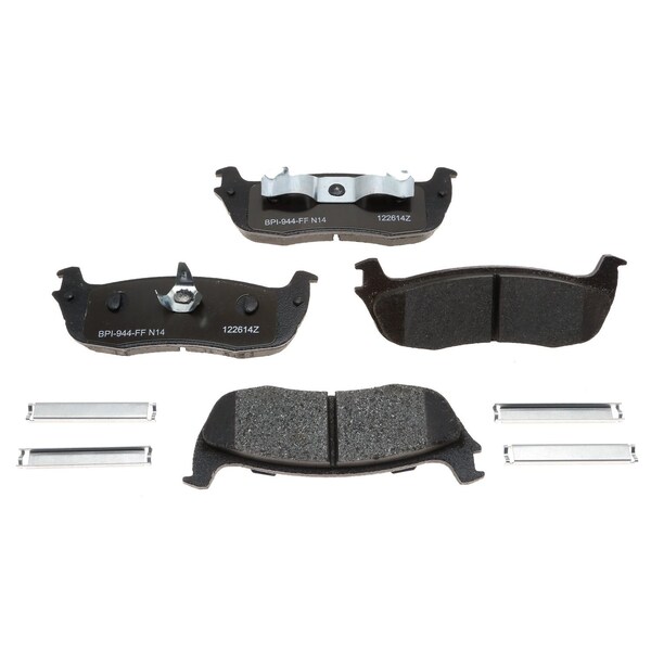 R/M Brakes BRAKE PADS OEM OE Replacement Metallic Includes Mounting Hardware MGD711MH - main